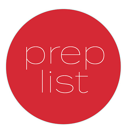 prep list red